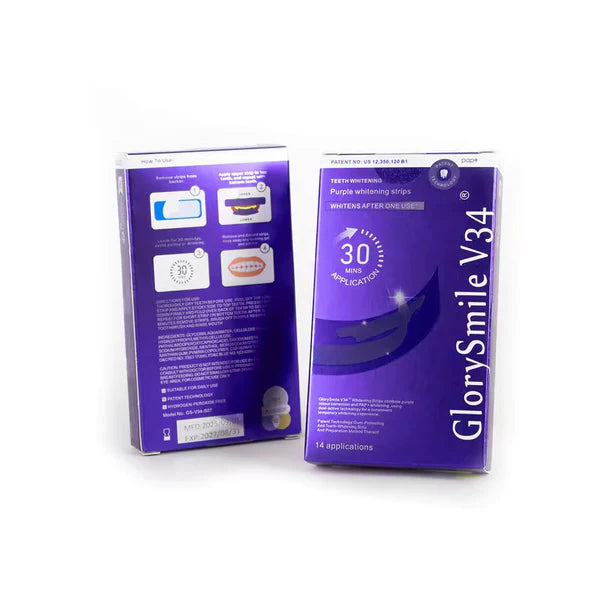 Purple Teeth Whitening Strips (PAP+)