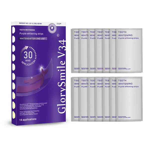 Purple Teeth Whitening Strips (PAP+)