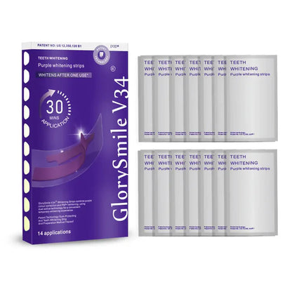 Purple Teeth Whitening Strips (PAP+)